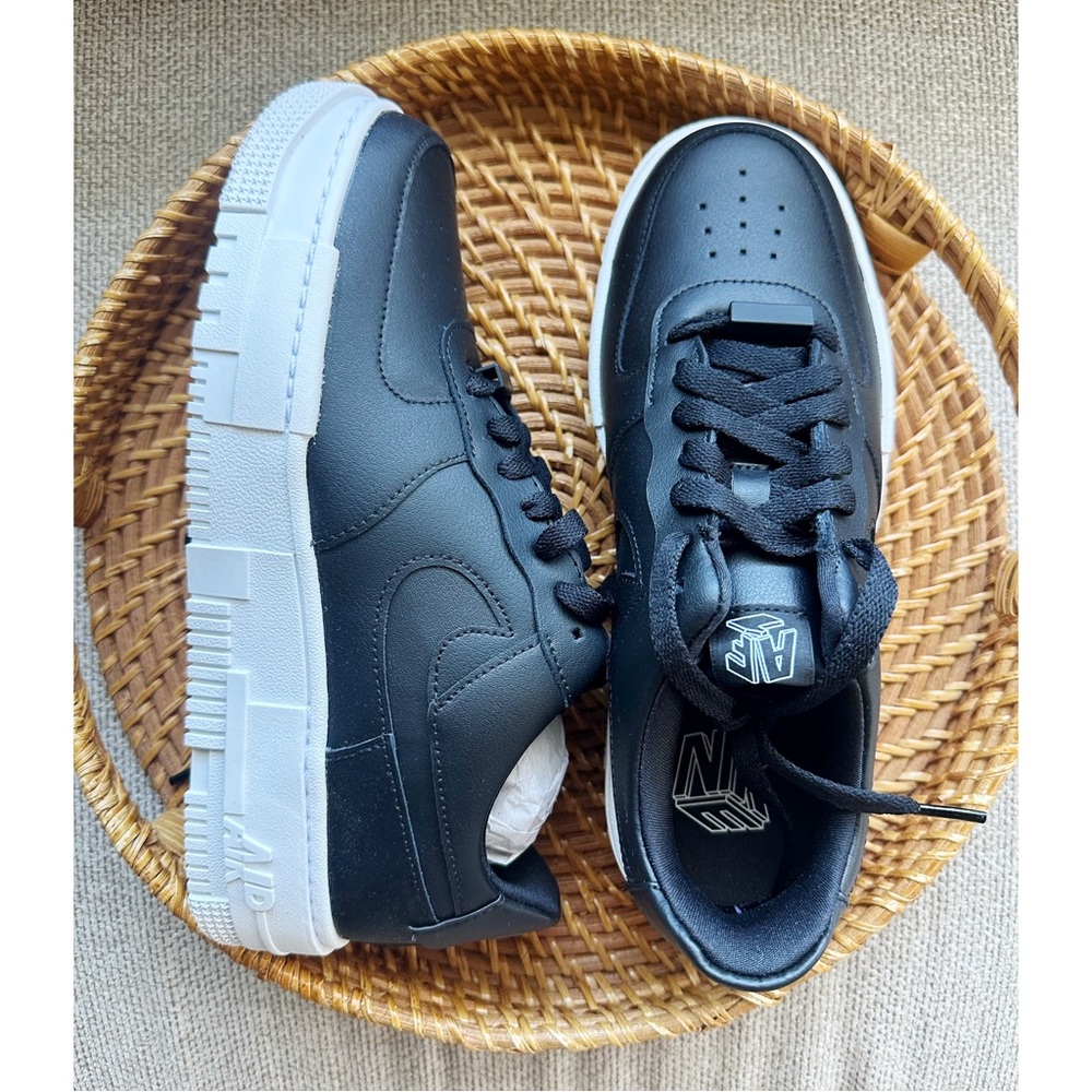 Nike Air Force 1 Black Pixel Sneakers